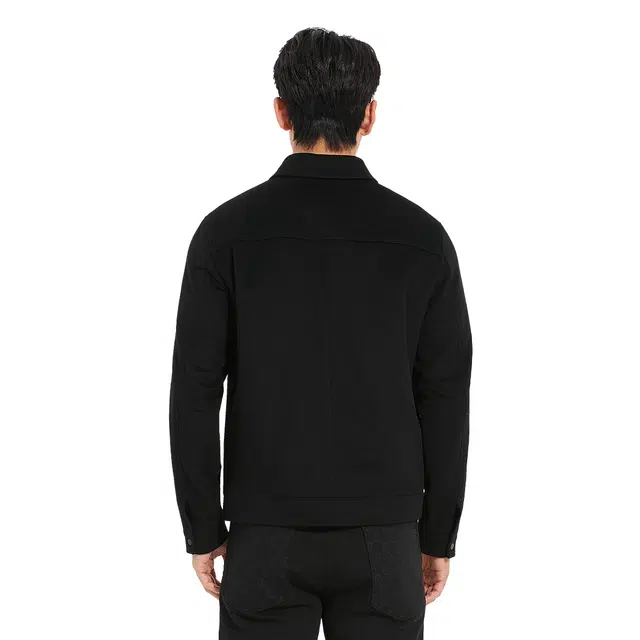 利郎 品位商务纯色翻领短款含山羊绒休闲通勤保暖秋季夹克外套 男款