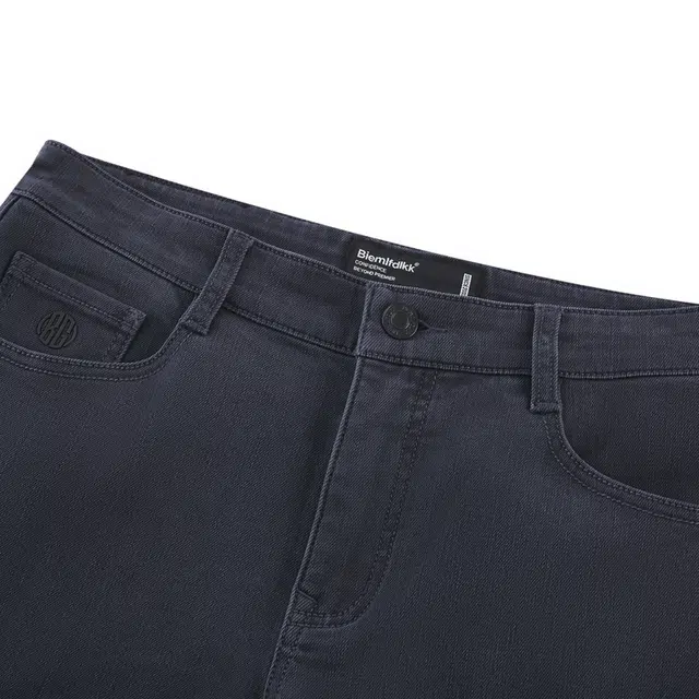 比音勒芬 冬季休闲通勤百搭复古柔软牛仔裤 男款