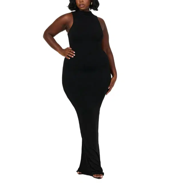 NAKED WARDROBE NW Sleeveless Maxi Dress Curve