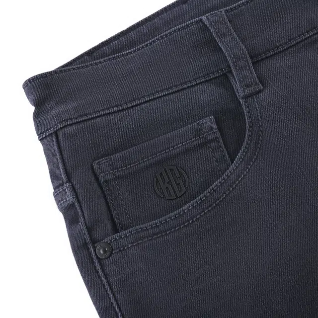 比音勒芬 冬季休闲通勤百搭复古柔软牛仔裤 男款