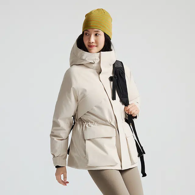 探路者 山系户外徒步极寒登山加厚保暖羽绒服 女款