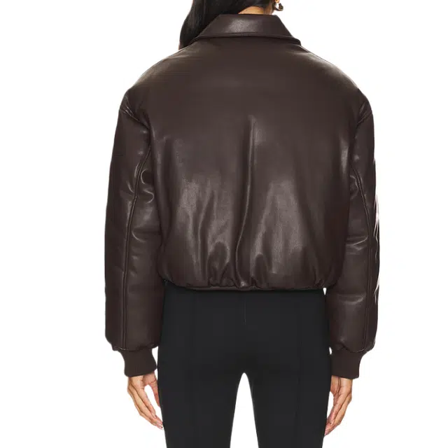SUPERDOWN Sanja Faux Leather Jacket