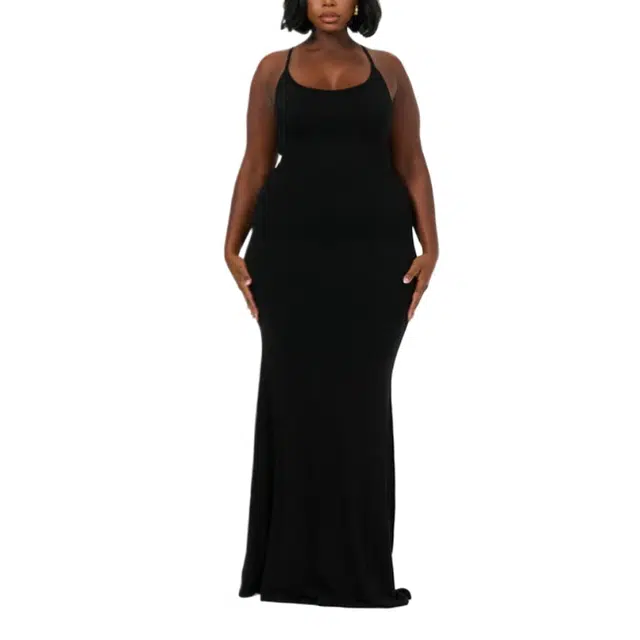 NAKED WARDROBE Slip Dress Curve NW
