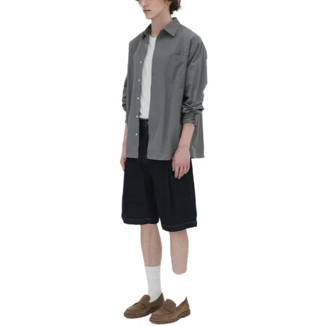 BESLOW CONE MILL DEEP ONE TUCK SHORTS