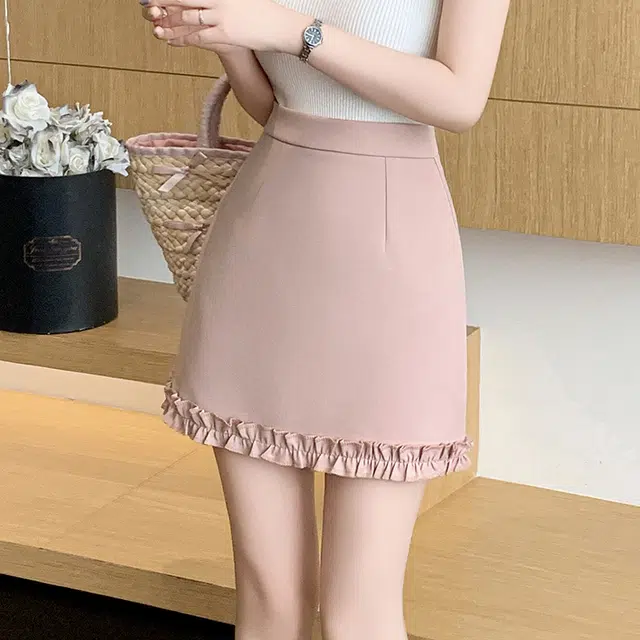 水中花 通勤时尚简约百搭休闲短裙 女款