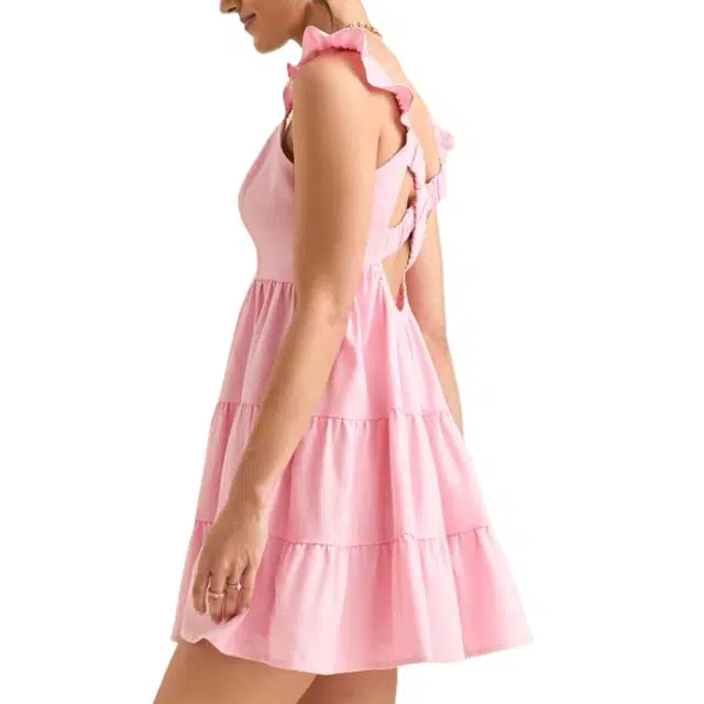 ALTAR'D STATE Kait Tiered Mini Dress
