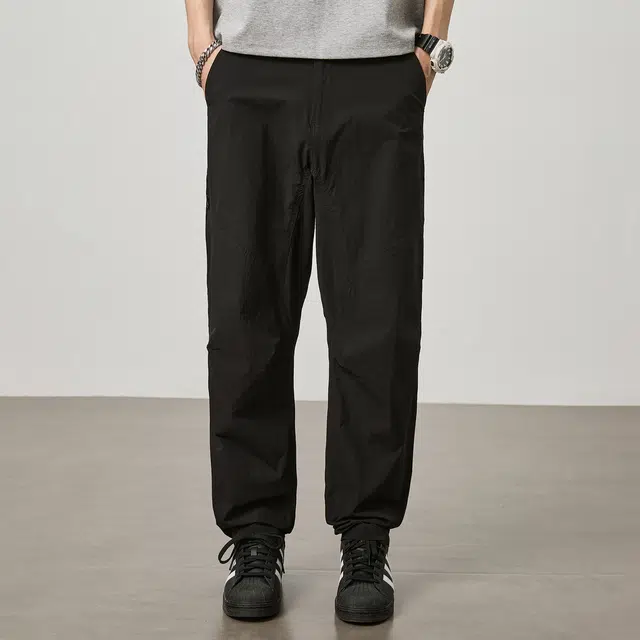 童先森 美式宽松垂感阔腿休闲裤 男款