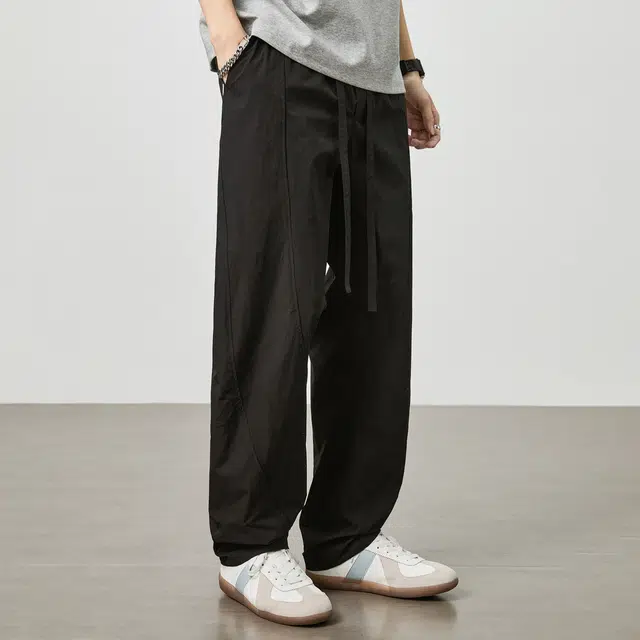 童先森 美式潮流宽松垂感痞帅直筒休闲裤 男款