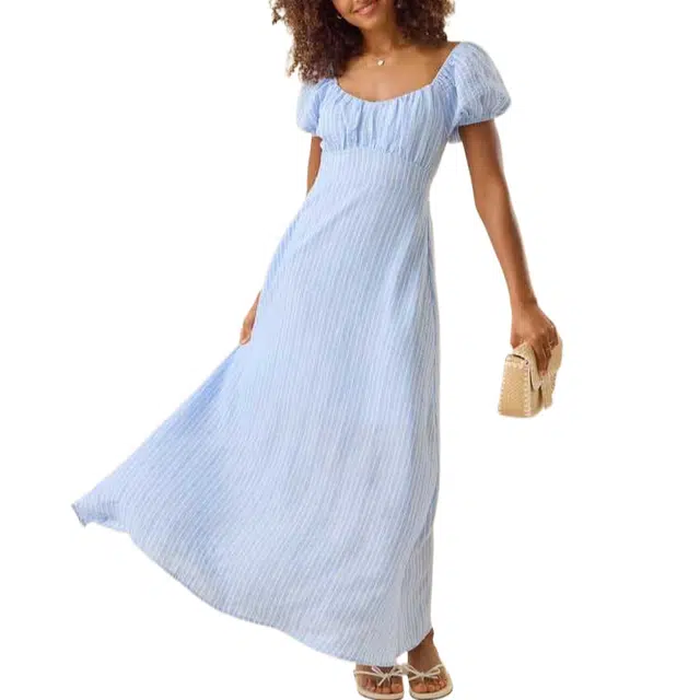 ALTAR'D STATE Striped Maxi Dress Everest