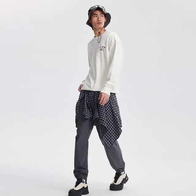 美特斯邦威 舒适潮流美式复古套头卫衣 男款