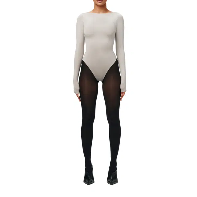 NAKED WARDROBE Boatneck Bodysuit