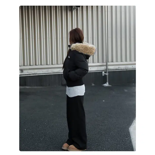 小菊川栗 连帽收腰显瘦高级感棉服 女款