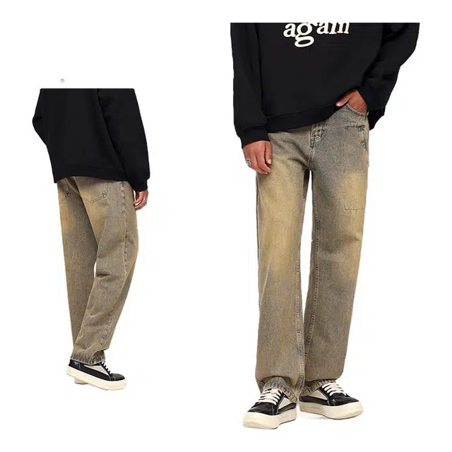 金盾 潮流百搭直筒裤牛仔裤 男款