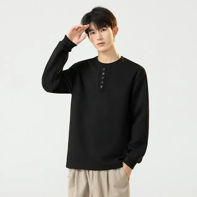 金盾 复古美式潮流秋冬季保暖宽松卫衣 男款