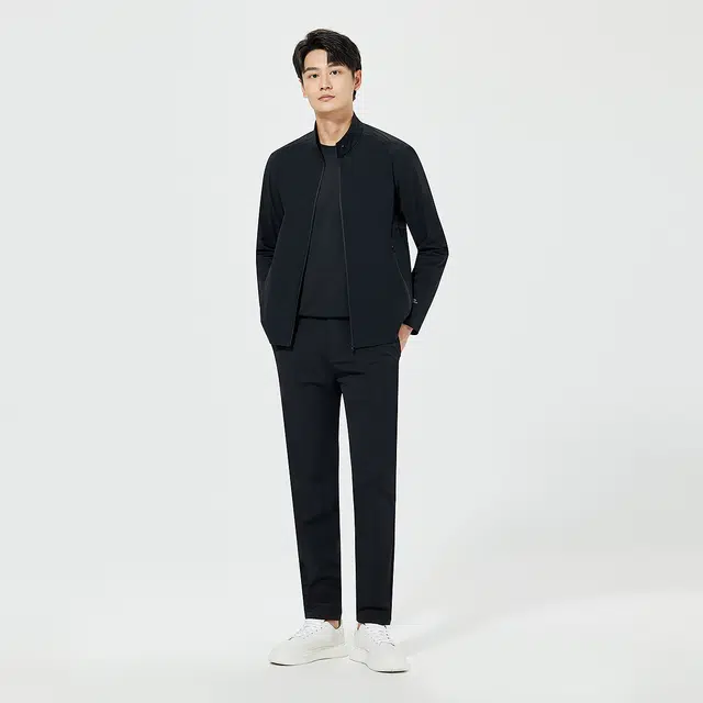 利郎 商务休闲纯色立领质感简约百搭防紫外线商场同款夏季长袖防晒服 男款