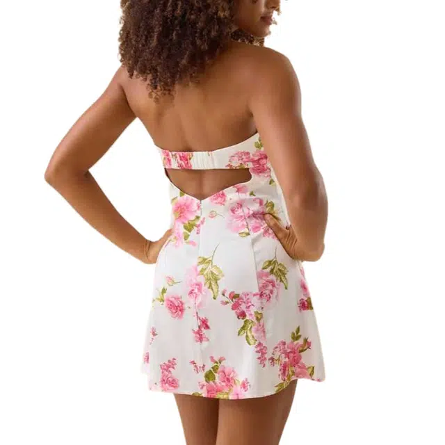 ALTAR'D STATE Mini Dress Arabesque Bow