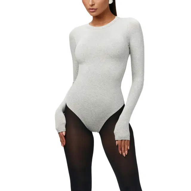NAKED WARDROBE NW Sculpt Crewneck Bodysuit