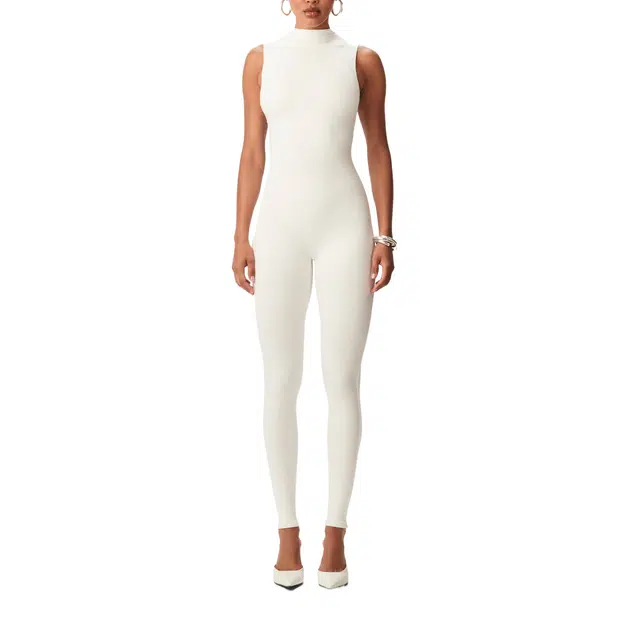NAKED WARDROBE Sleeveless Sculpt Jumpsuit NW