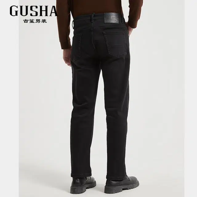 古鲨 高端潮流休闲裤长裤牛仔裤 男款