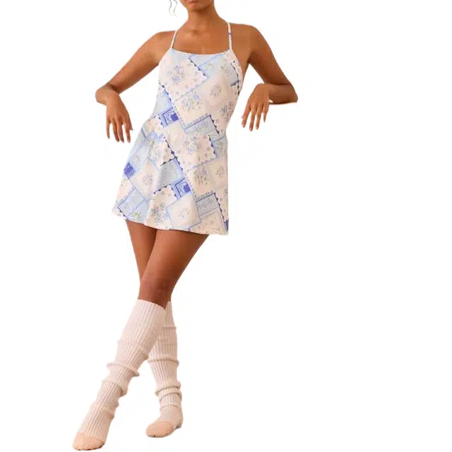 ALTAR'D STATE Tee Time Patchwork Dress