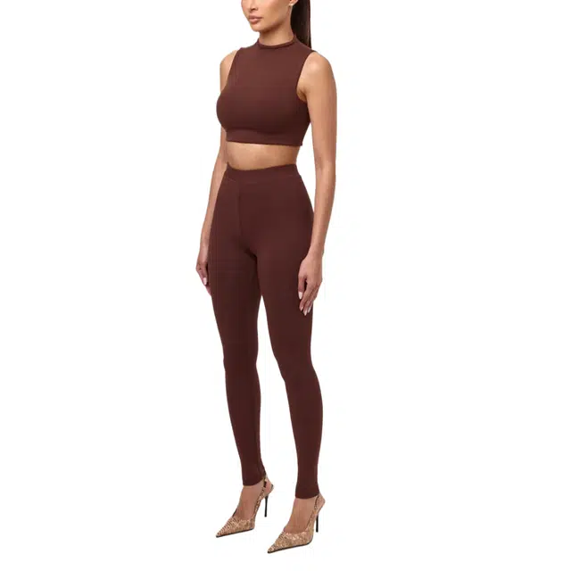 NAKED WARDROBE Sleeveless Crop Top NW