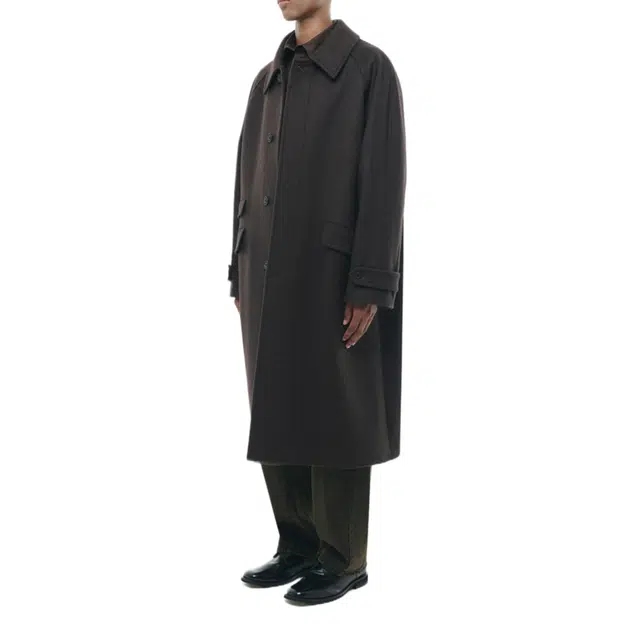 BESLOW OVERSIZED CASHMERE BALMACAAN COAT