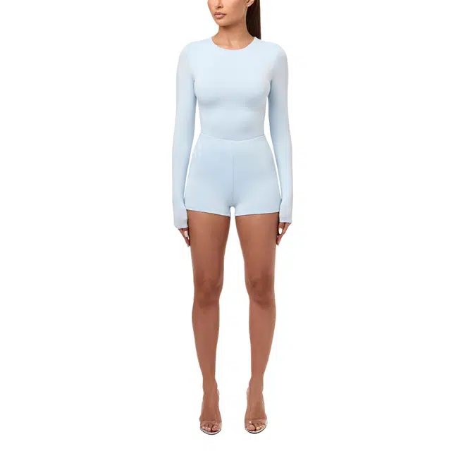 NAKED WARDROBE Crewneck Bodysuit Smooth