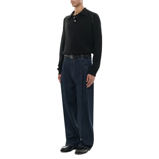 BESLOW REGULAR FIT COLLAR KNIT Polo