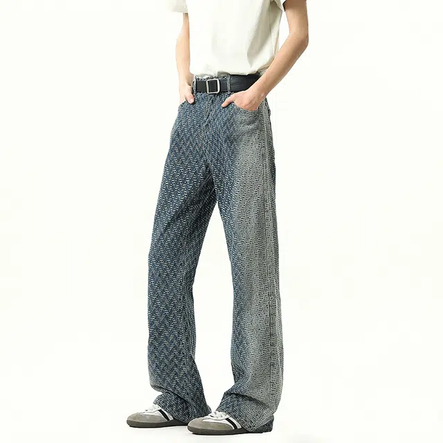 海尔斯 高街休闲潮流个性美式牛仔裤 男款