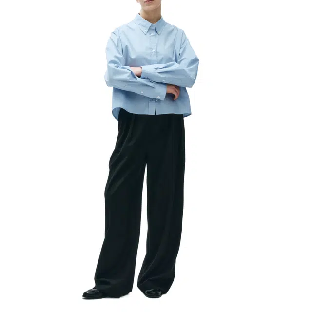 MARITHE FRANCOIS GIRBAUD SS25 W TWO TUCK WIDE SLACKS