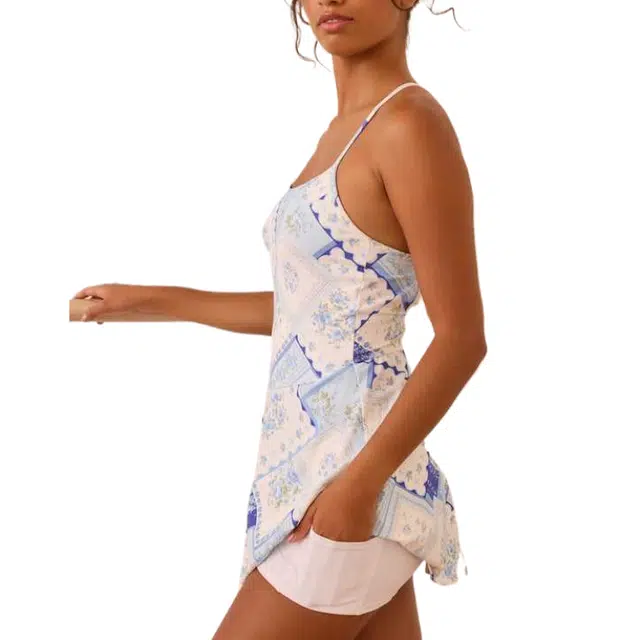 ALTAR'D STATE Tee Time Patchwork Dress