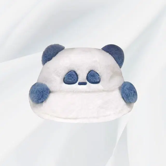 恩僾德 幸福兔子熊猫显脸小高颜值小众百搭可爱防寒 聚酯纤维 渔夫帽 男女同款情侣款