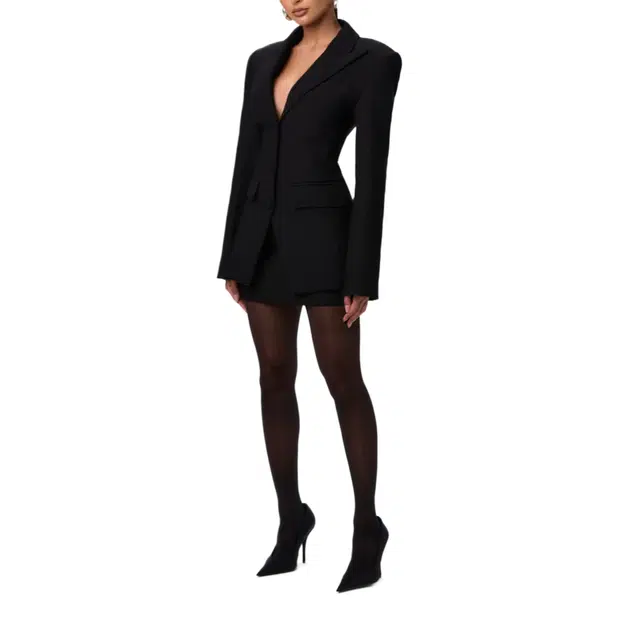 NAKED WARDROBE Suiting Mini Skirt