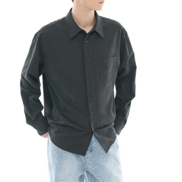 BESLOW RELAXED STRIPE SHIRT