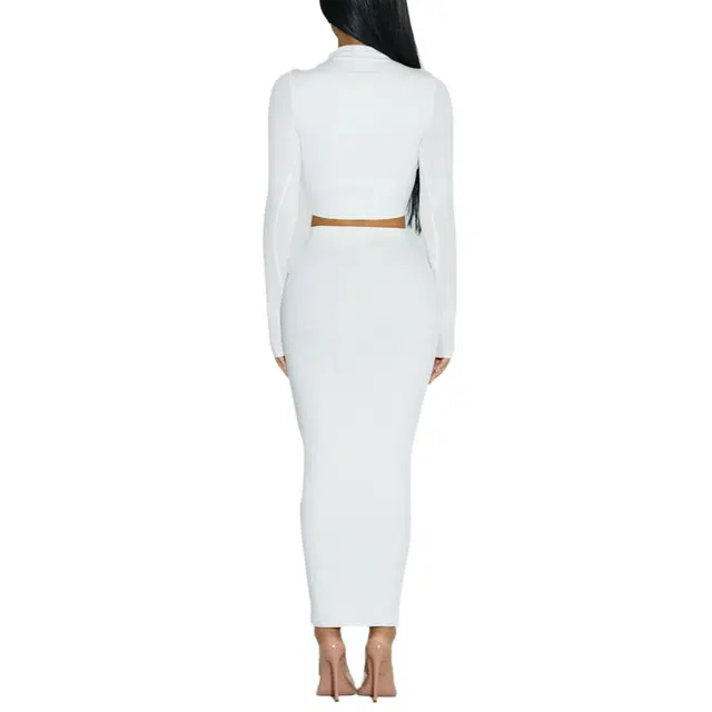 NAKED WARDROBE Midi Skirt NW