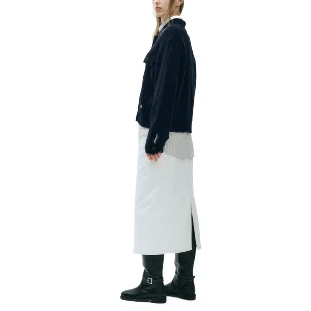 MARITHE FRANCOIS GIRBAUD W BUTTON COLLAR CARDIGAN