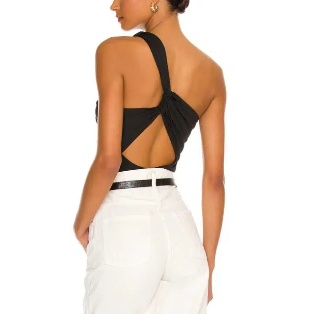 SUPERDOWN One Shoulder Bodysuit Bailee