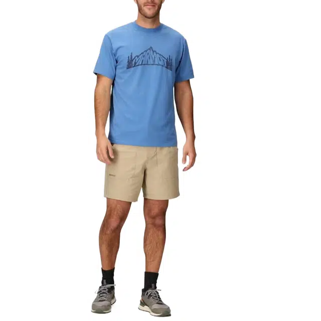 Marmot Peaks and Trees T