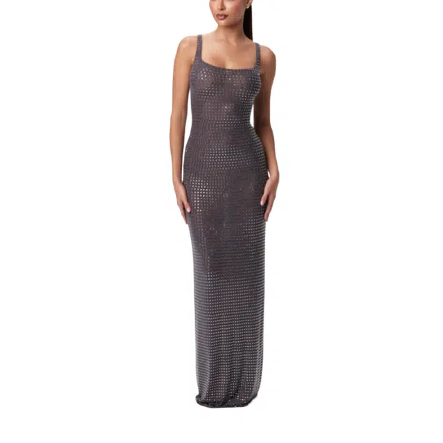 NAKED WARDROBE Tank Maxi Dress Crystal