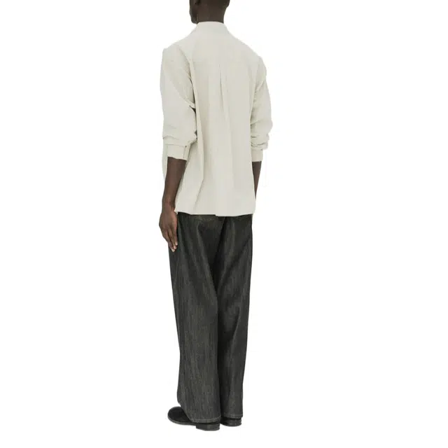 BESLOW COMFY ONE TUCK SELVAGE DENIM PANTS