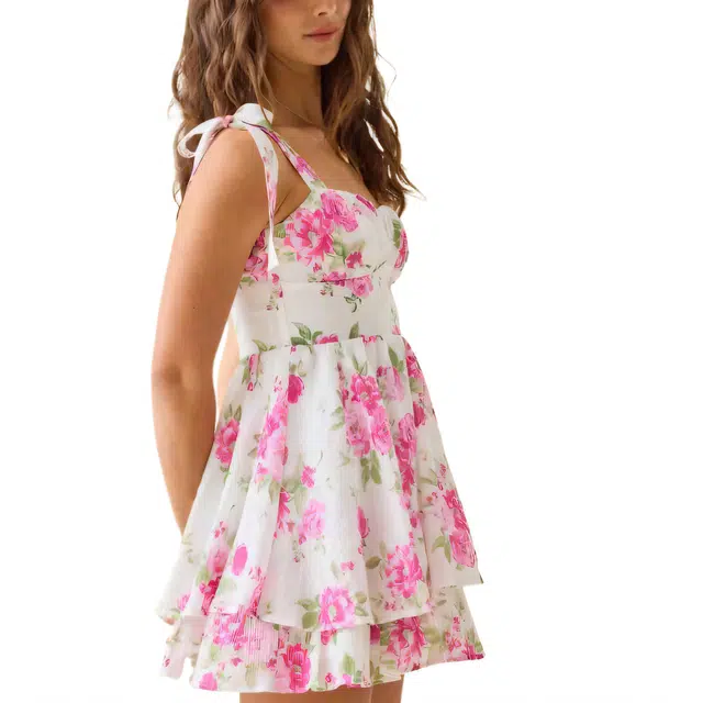 ALTAR'D STATE Semlia Floral Mini Dress