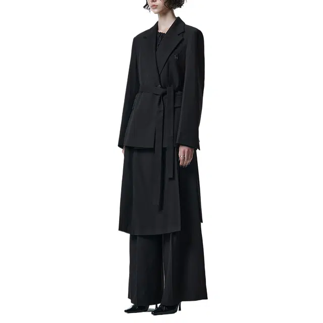 TREEMINGBIRD Overlap Set-up Pants