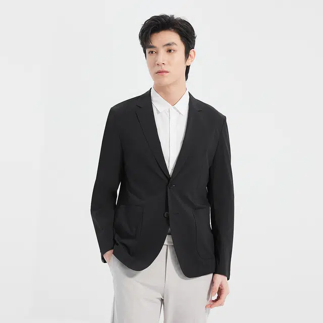 利郎 商务休闲纯色质感简约百搭防紫外线夏季防晒服 男款