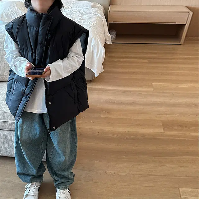 雅鹿棉衣 舒适百搭洋气 黑色 青少年