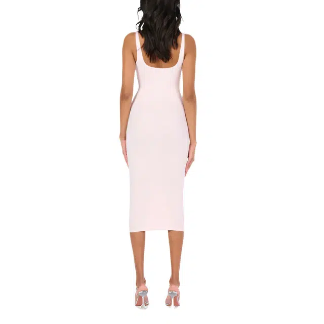 NAKED WARDROBE NW SCULPT TANK MIDI DRESS
