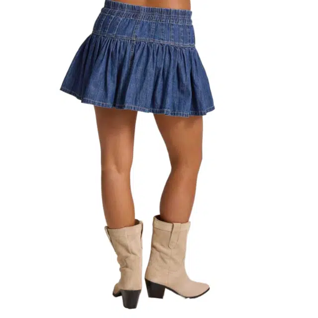 ALTAR'D STATE Gracie Pleated Mini Skirt