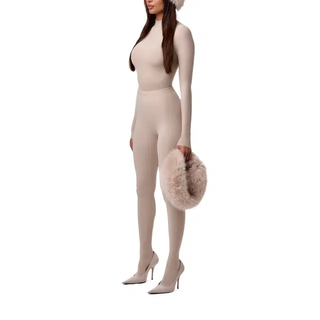 NAKED WARDROBE Closed Toe Leggings Petite