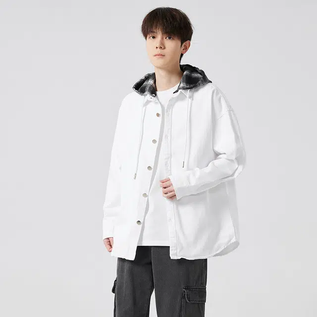 马员外 青春秋季开衫上衣衬衫 男款