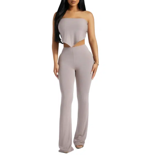 NAKED WARDROBE Handkerchief Crop Top NW