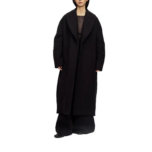 RUOHAN CHARCOAL MERGUI COAT AW25